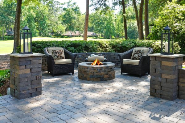 Fire Pit Installation in Eagle