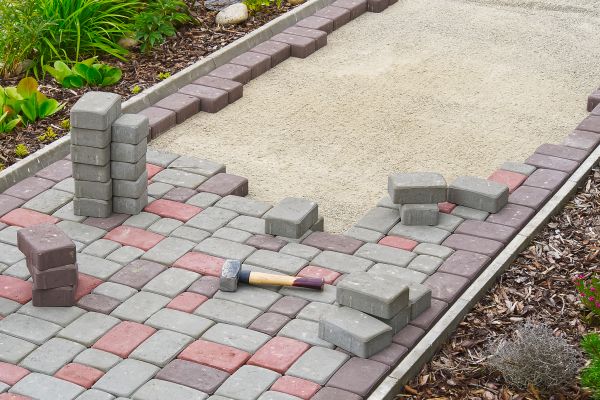 Paver Walkway Installation in Eagle