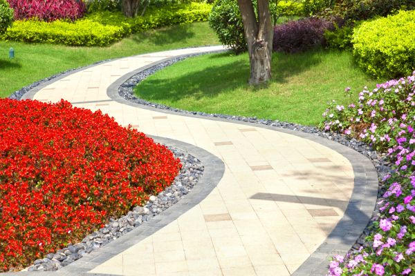 Garden Walkway Installation in Eagle