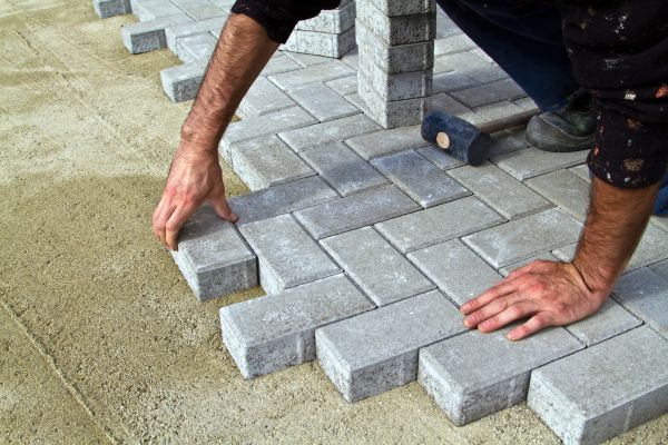 Concrete Paver Installation in Eagle