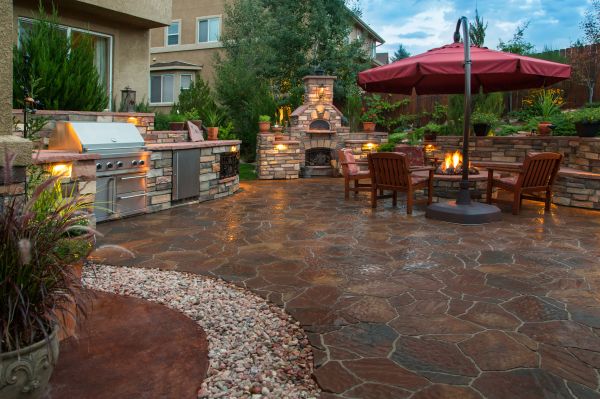 Stone Patio Construction in Eagle