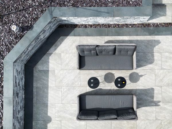 Porcelain Patio Installation in Eagle