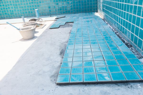 Pool Flooring Installation in Eagle