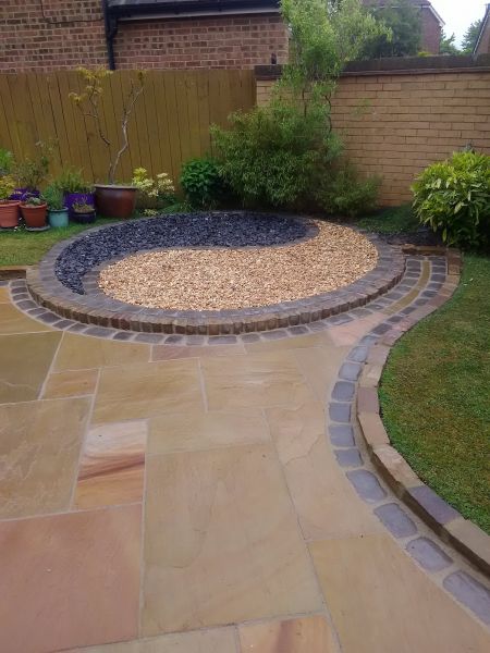 Sandstone Patio Installation in Eagle